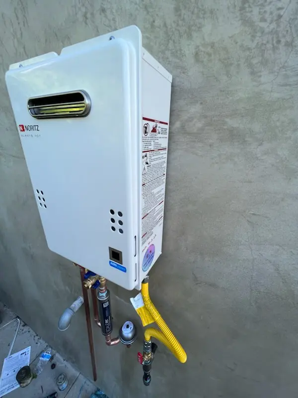 Tankless water heater installation for White Oaks homes